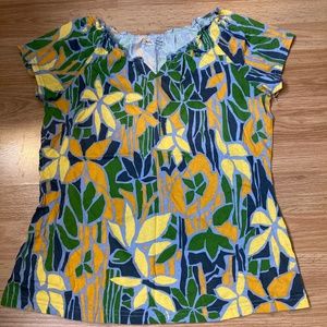 Royal Robbins floral top medium